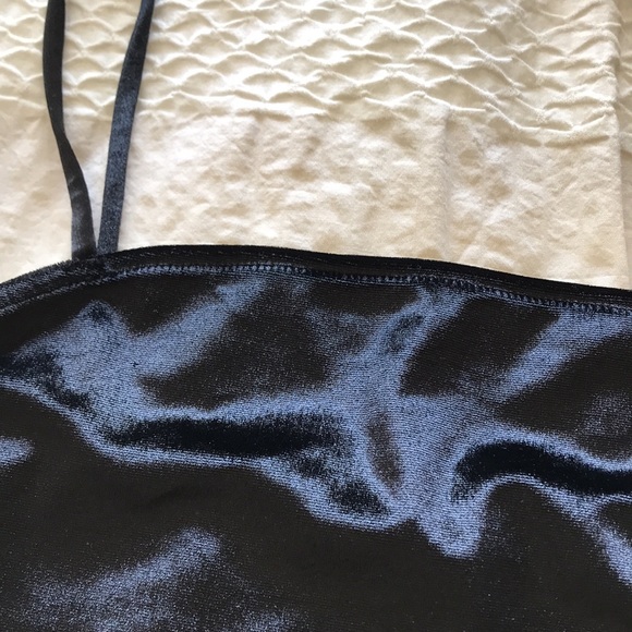 - Top Shop velvet bodysuit black - Picture 2 of 4